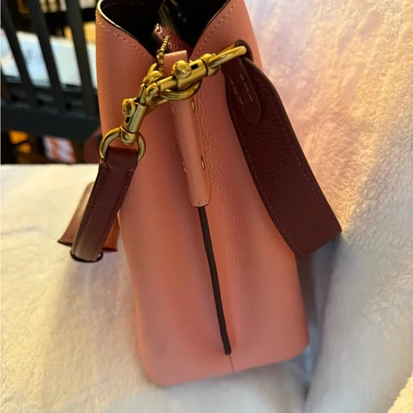 Coach Willow Color Block Bucket Bag - Picture 6 of 14